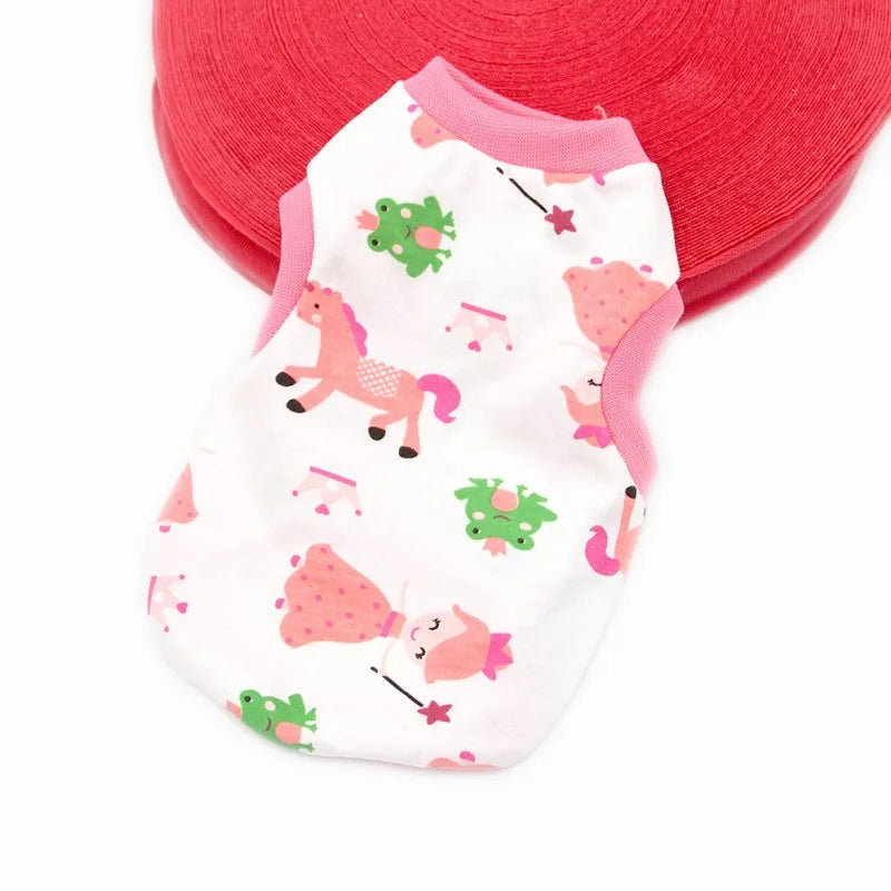 the COOLBARK SUMMER TEE - Dog Clothes Summer Thin Dog Vest T-Shirt, Print Dog Cute Outfits, Chihuahua, Pet Clothing, French Bulldog, Pug Costumes, Puppy Shirts