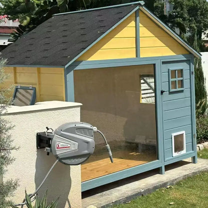 Outdoor chalet preservative wood garden house kindergarten toy simple tool room mobile flower room outdoor dog house