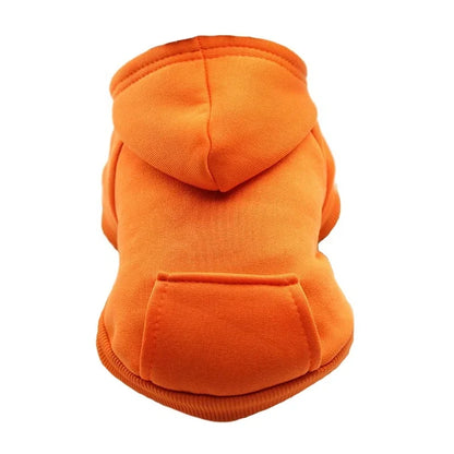 Dog Hoodie with Pockets - Warm Fleece Sweater for Small Dogs Like Chihuahuas (Cozy Coat, Machine Washable, Outdoor & Indoor Use)