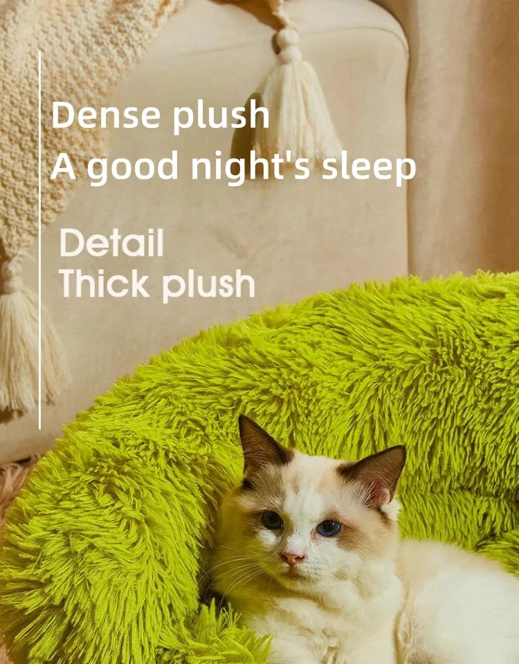 Dog Kennel Winter Warm Dog Bed Small Dogs Teddy Nest Pet Cushions Sofa Sleeping with Cat Nest Four Seasons Universal