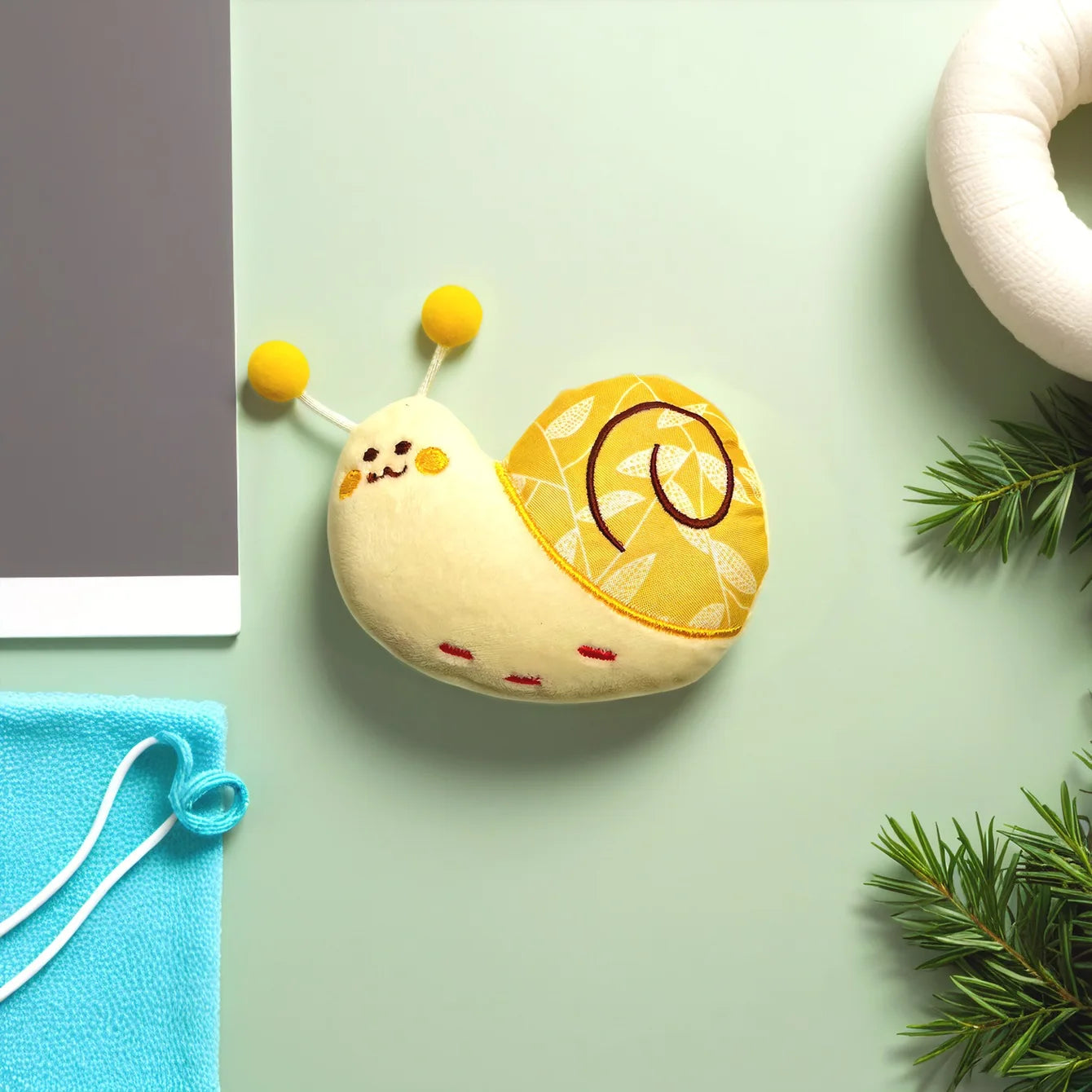 Creative Pet Chew Toy for Teeth Cleaning, Snail - Shaped Interactive Squeaky Toy for Cats & Dogs, Fun Bite Play Supplies