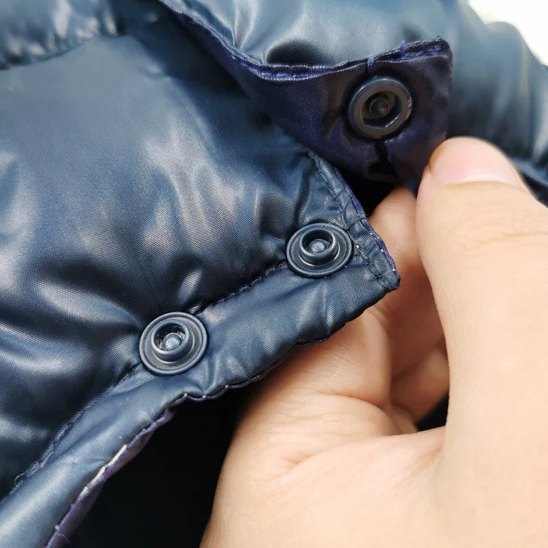 Dog Jacket Waterproof Luxury Dog Clothes Pet Down Cotton Vest Chihuahua French Bulldog Winter Dog Coat Puppy Warm Dog Costume