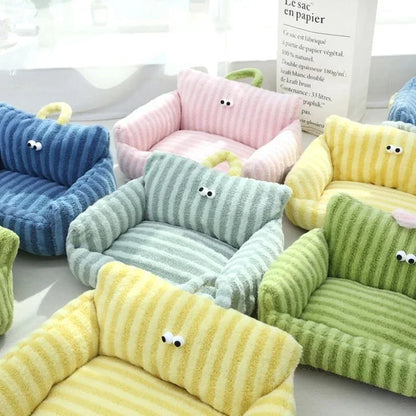 Washable Dog Bed Sofa Kennel Dog Nest Comfortable Plush Puppy Bed Spring Summer Pet Supplies for Small Medium Dogs Cats