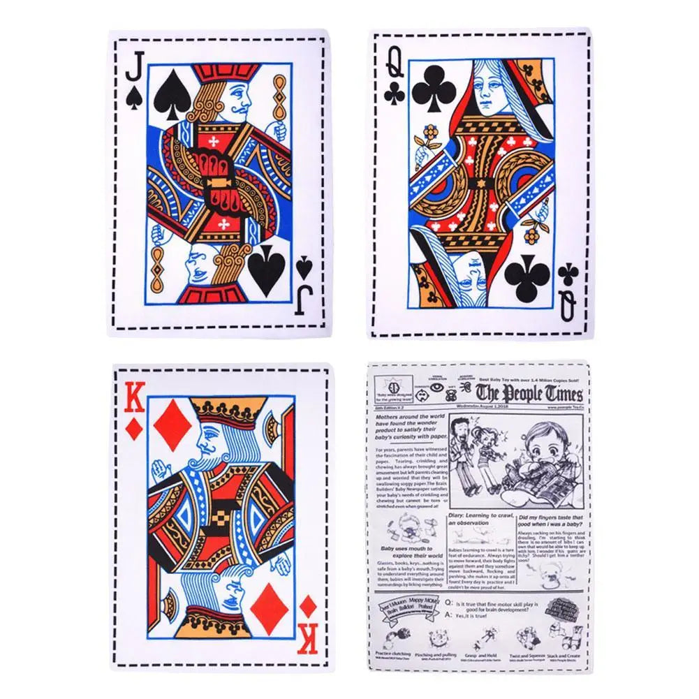 Newspaper Dog Toys Simulation Newspaper Paper Playing Cards Rubbing Sound Small Medium Chew Dog Toys Bite Resistant Tissue