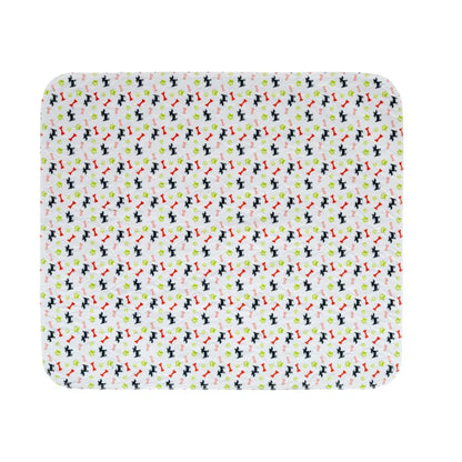 Waterproof Dog Pet Diaper Mat Reusable 3 Layer Absorbent Dog Bed Cat Diaper Pad Bone Paw Print Seat Cover Mat for Sofa Bed Floor