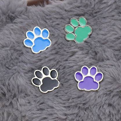 animal muticolor cat dog paw Enamel Pin Brooch Cartoons Badge for Bags Jeans Hoodies Denim Lapel Pin Jewelry Kids Best Gift