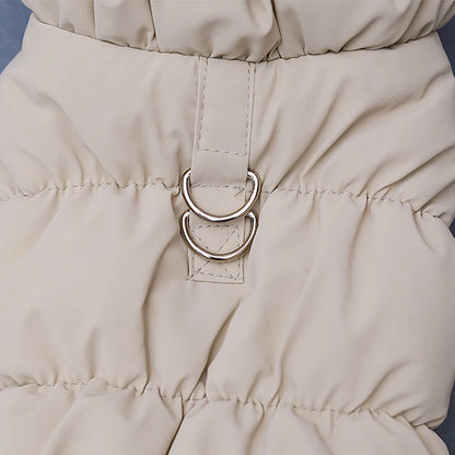 the SNOW PATROL PUFFER - Padded Puppy/Cat Clothes with D Rings, Winter Warm Dog Jacket for Small Dogs, Chihuahua Vest, French Bulldog Coat, Yorkie Outfits