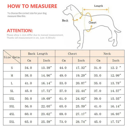 the FROSTGUARD HIGH-NECK COAT - High Collar Pet Clothes for Medium/Large Dogs, Winter Warm Big Dog Coat, Pharaoh Hound, Great Dane Pullovers, Mascotas Supplies
