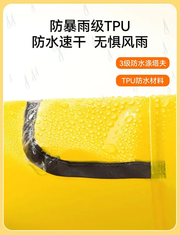 the DUCK'N'DRY RAIN PONCHO - Pet Dog Duck Shape Rainwear/Raincoat, Puppy/Pet Hooded Waterproof Jacket Clothes, Soft PVC Small Dogs Raincoat, Puppy Rain Poncho