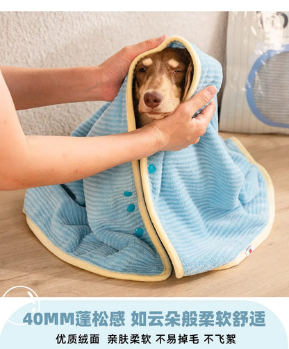 New Soft Pet Towel Spring Warm Dog Bed Blanket Cute Pet Sheets Warm Mat Comfortable Cat Dog Pad Blanket Pet Clean Supplies