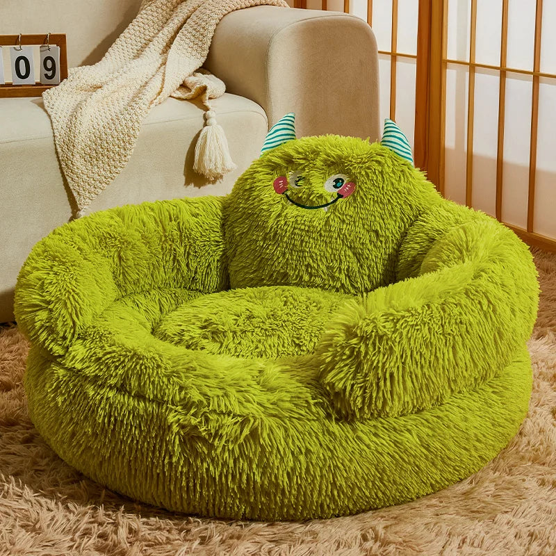 Dog Kennel Winter Warm Dog Bed Small Dogs Teddy Nest Pet Cushions Sofa Sleeping with Cat Nest Four Seasons Universal