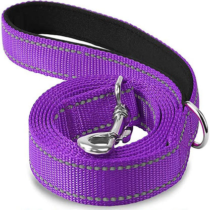 the MOONSTRIDE REFLECTIVE ROPE - Night Reflection Dog/Pet Towing Rope, 1.2/1.5/1.8m Guard Rope, Pet Walking Training Leash, Cats/Dogs Harness Collar Lead Strap