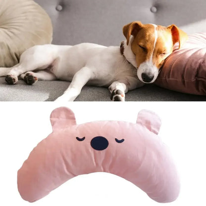 New Dog Pillow Cartoon Bear Dog Nest Cat Neck Guard Detachable Washable Soft Rebound Collapse Chin Pad Hypnosis Pet Pillow
