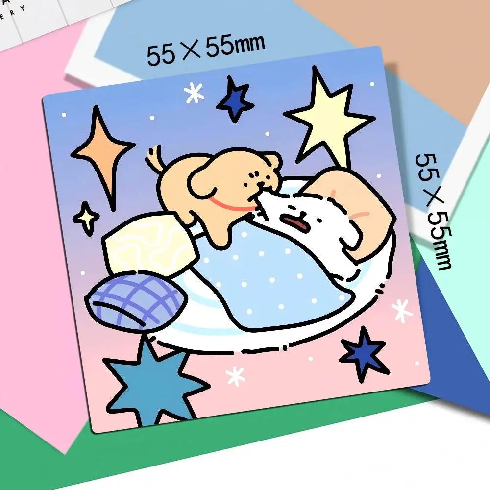 Cute Line Puppies Maltese &Golden Pattern Refrigerator Magnets Personalized Photo Refrigerator Magnets Photo