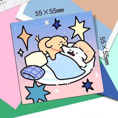 Cute Line Puppies Maltese &Golden Pattern Refrigerator Magnets Personalized Photo Refrigerator Magnets Photo