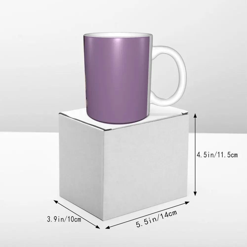 Personalized C-Courage The Cowardly Dog Coffee Mug DIY Ceramic Milk Tea Mug Cup