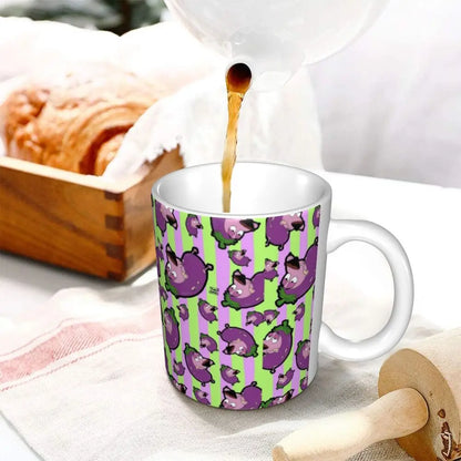 Personalized C-Courage The Cowardly Dog Coffee Mug DIY Ceramic Milk Tea Mug Cup