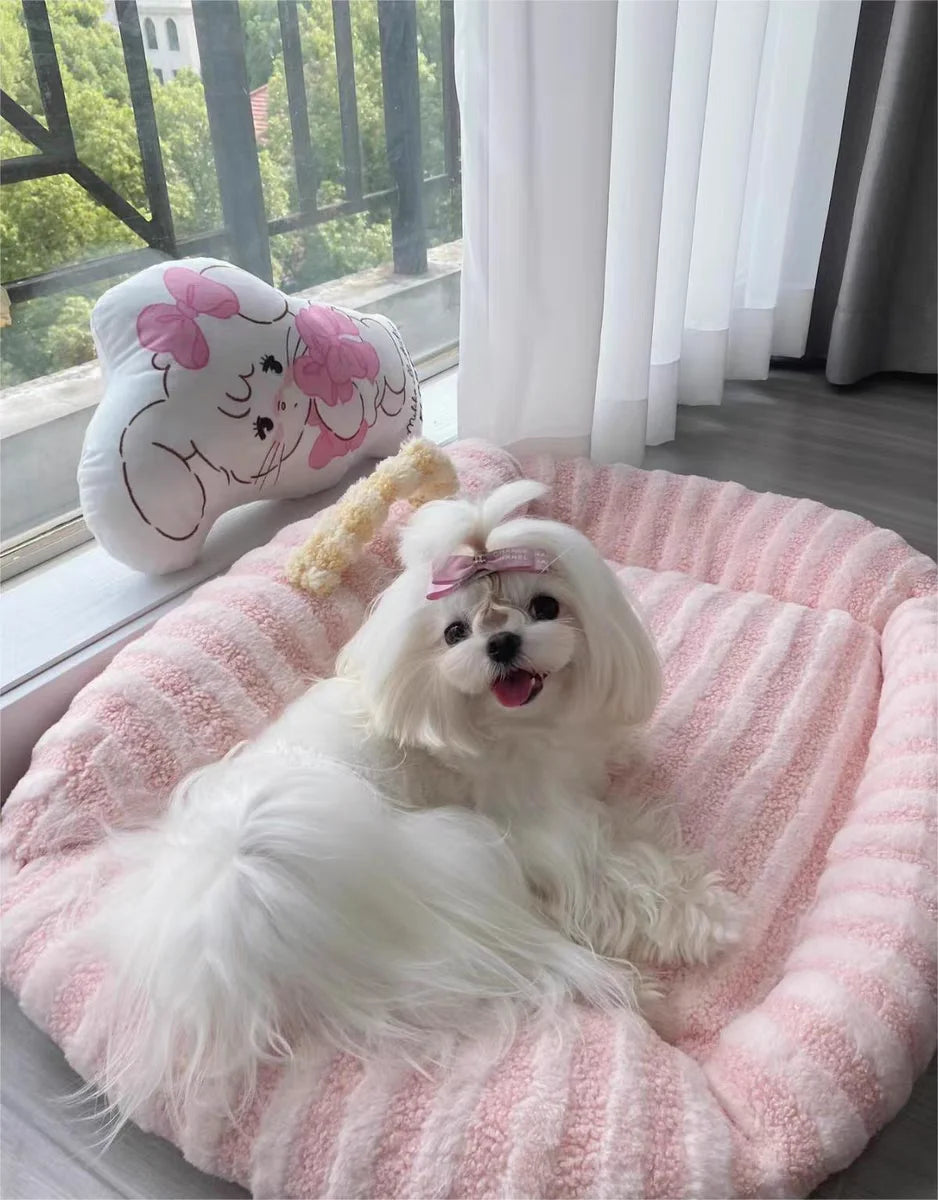 Puppy special sofa kennel winter warm pet Internet celebrity cat nest small dog dog sleeping mat cushion winter bed