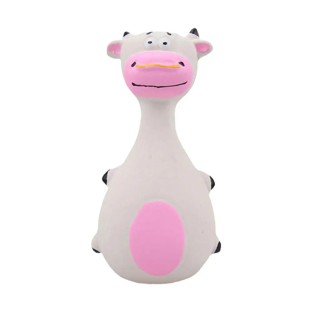 Latex Dog Toys Sound Squeaky Elephant/Cow Animal Dog Chew Toy Pet Puppy Toys Gift For Cute Dogs Bite Resistant Dog Accessories