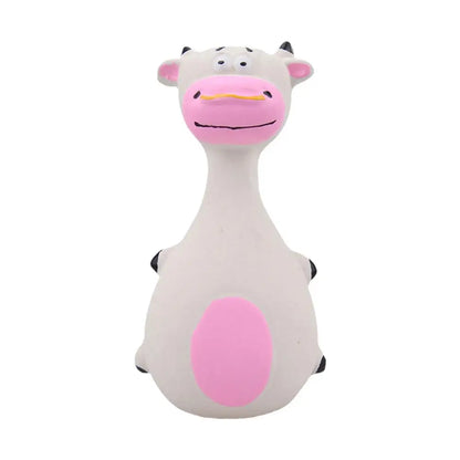 Latex Dog Toys Sound Squeaky Elephant/Cow Animal Dog Chew Toy Pet Puppy Toys Gift For Cute Dogs Bite Resistant Dog Accessories