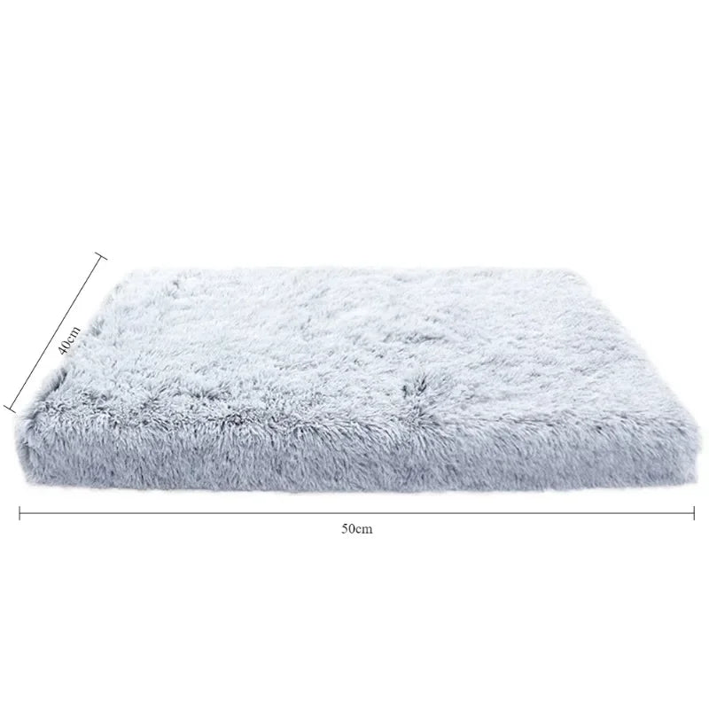 Soft Plush Dog Bed Cat Beds for Small Medium Large Dogs Removable for Cleaning Puppy Cushion Claming Dog Bed Dog Winter Supplies