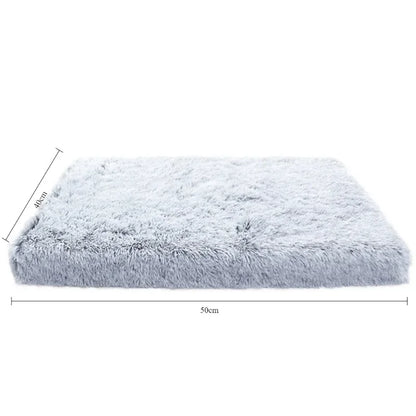 Soft Plush Dog Bed Cat Beds for Small Medium Large Dogs Removable for Cleaning Puppy Cushion Claming Dog Bed Dog Winter Supplies