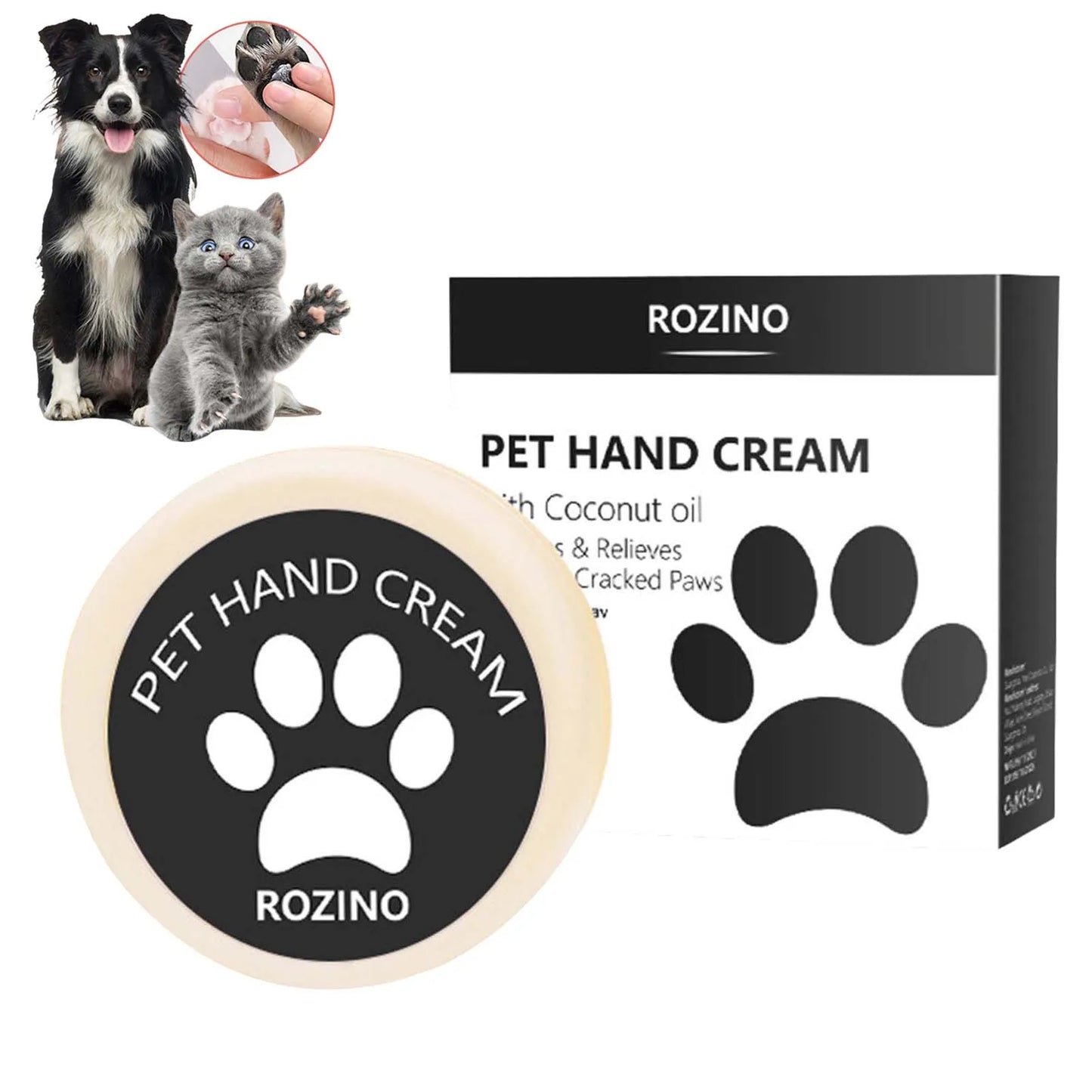 the PET HAND CREAM - 15g/20g Dog Paw Balm, Paw Care Balm, Moisturizing Protection for Dog Feet, Foot Pads Winter Paws Cream, Cat Grooming Pet Supplies