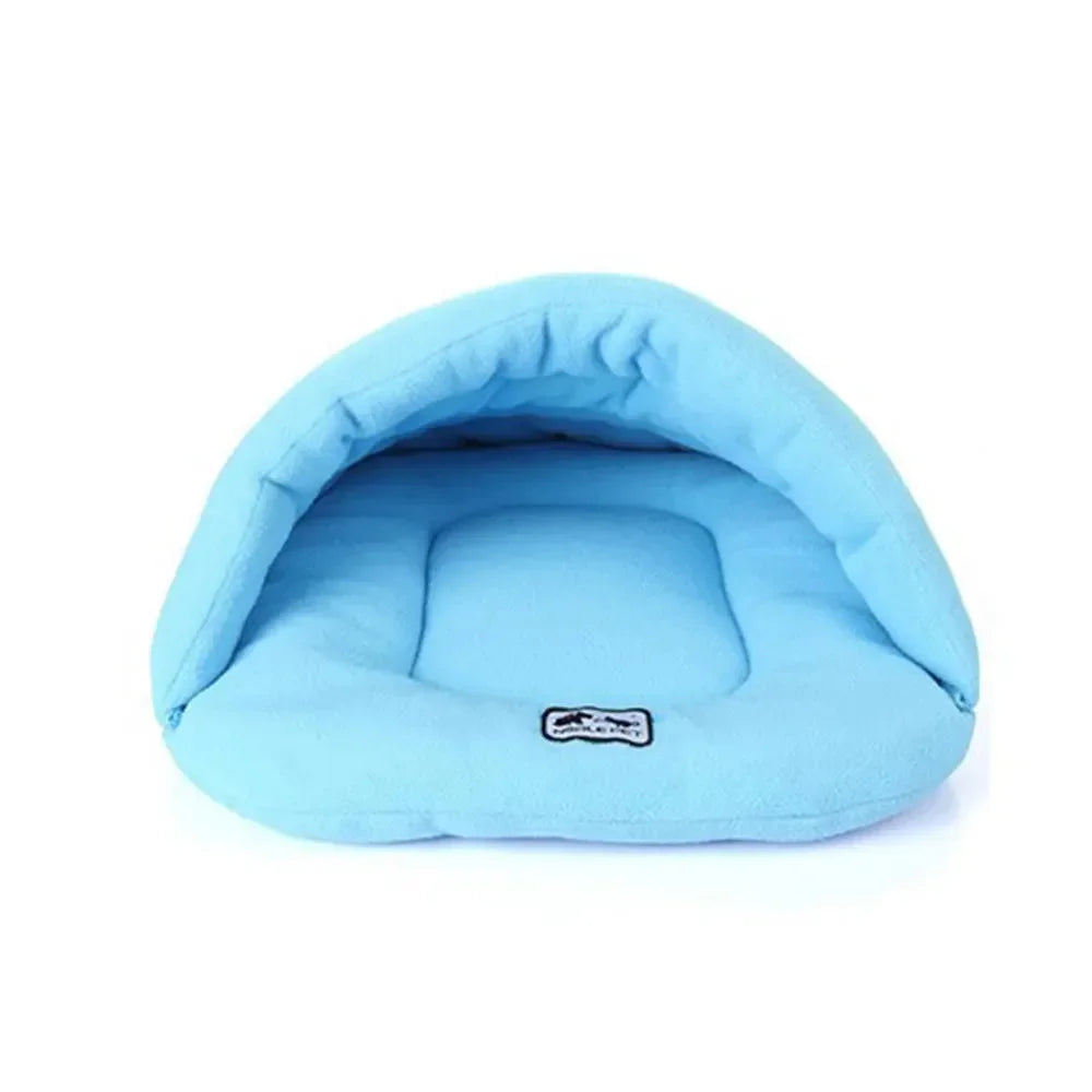 Warm fleece pet sleeping bag pet kennel dog kennel cat kennel rabbit kennel large kennel pet house sleeping mat kennel Pet nest