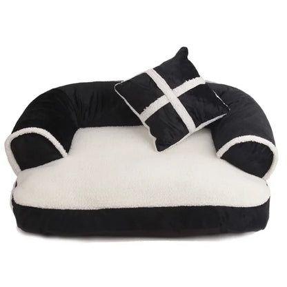 NEW Cute Warm Double-Cushion Dog Bed Cotton Soft Sofa Pet House Dog Cat Beds Dog Kennel Pet Mat