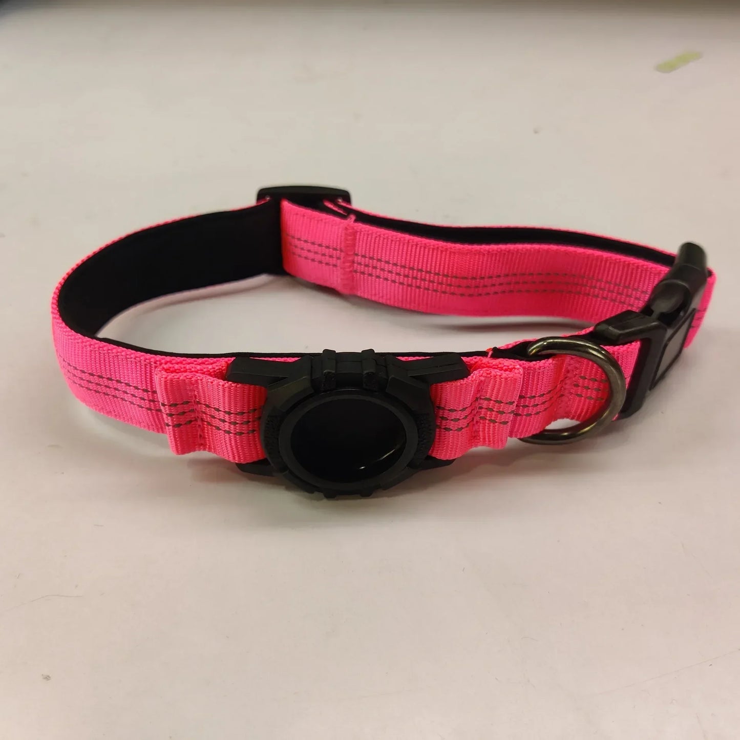 the FINDMYPAWS AIRTAG COLLAR - Dog Collar Reflective Waterproof Transparent Cover Airtag Locator Anti-Loss Pet Collar