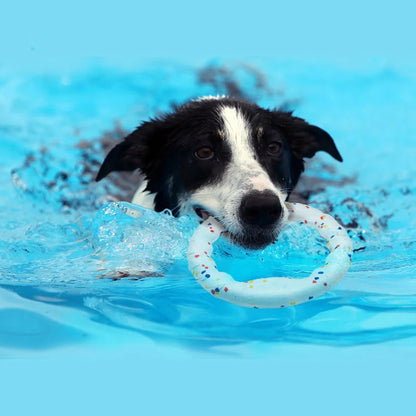 Pet Dog Toy Super Bite Resistant Ball Light Chew ETPU Ball High Elastic Interactive Throwing Flying Toys For Dogs Accessories