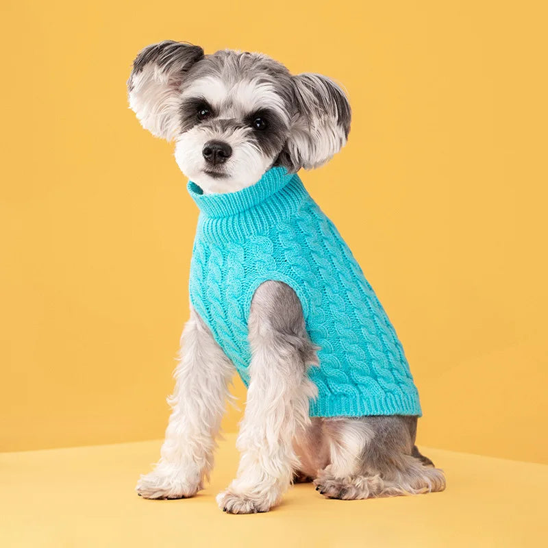 Knitted Clothes for Dogs Chihuahua Sweater for Small Dogs Clothes Fashionable Pet Dog Clothes