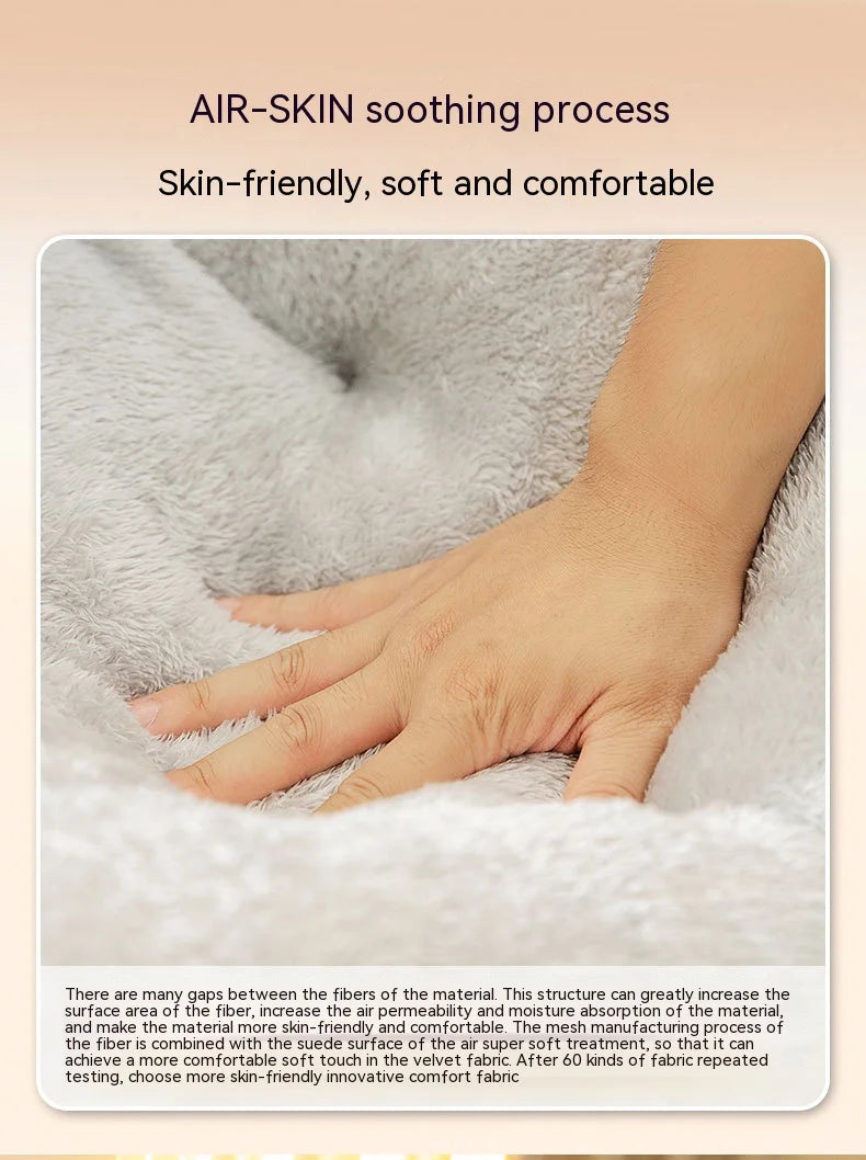 Big Dog Nest Winter Warm Dog House Removable and Washable Dog Bed Seasonal Large Dog House Type Pet Sleeping Supplies, Cat Nest