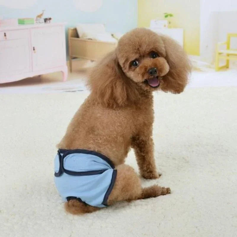 Washable Dog Diapers Physiological Pant Female Puppy Panties Shorts Underwear Cotton Female Dog Diper Panties Dog Cat Clothes
