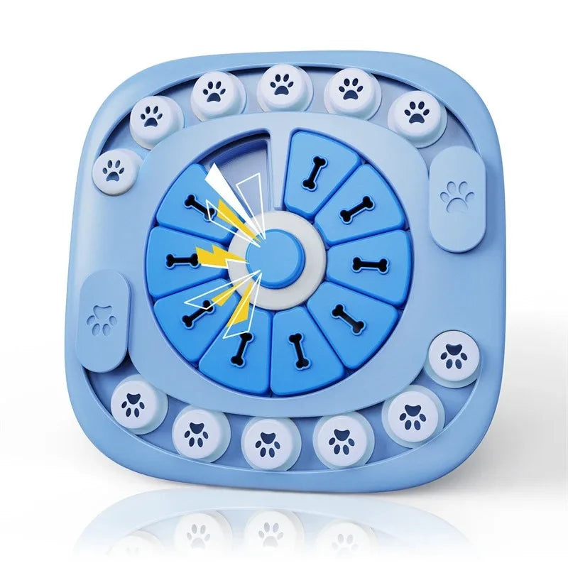 3in1 Interactive Dog Puzzle Toys - Fun Slow Feeder Brain Education Treat Puzzles with IQ Squeak Design - Educational Dog Toys