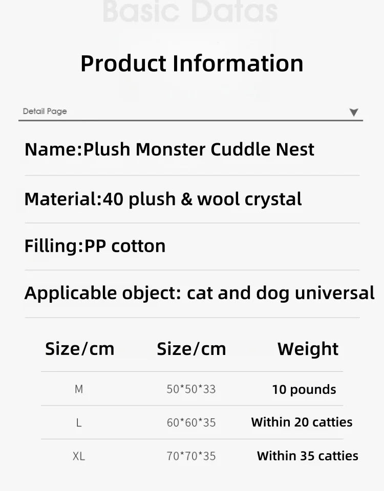 Dog Kennel Winter Warm Dog Bed Small Dogs Teddy Nest Pet Cushions Sofa Sleeping with Cat Nest Four Seasons Universal