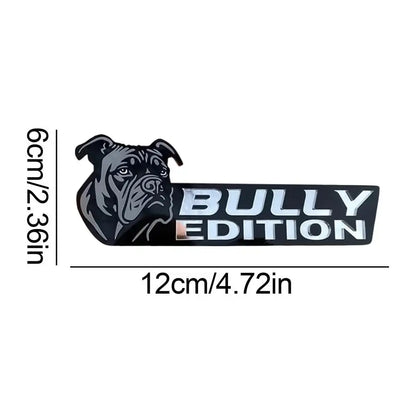 3D Dogs Badge Acrylic Funny Stylish Car Emblems & Badges German Shepherd Pit Bull Sticker Bulldog Decals Auto Exterior Stickers