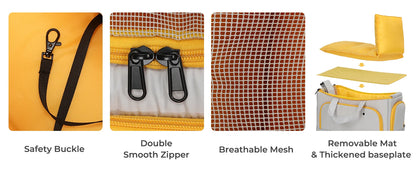 Pet Travel Carrying Bag Crossbody Bag Portable Puppy Pet Bag Handbag with Adjustable Shoulder Strap Small Pet Supplies