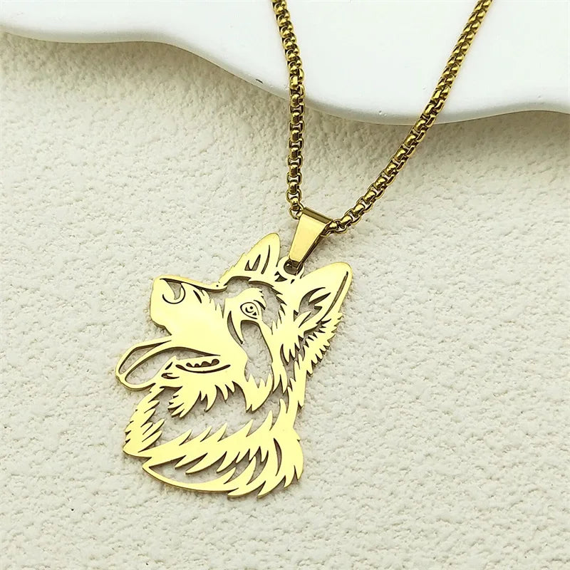 Sweet French Bulldog Chain For Women Men Stainless Steel Silver Color Animal Puppy Pug Dog Lovely Pendant Necklace Jewelry