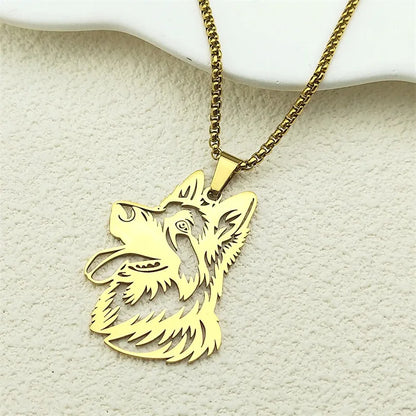 Sweet French Bulldog Chain For Women Men Stainless Steel Silver Color Animal Puppy Pug Dog Lovely Pendant Necklace Jewelry