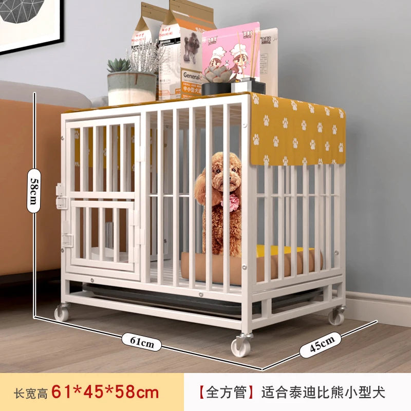 the ROLL-AWAY KENNEL - Bold Reinforced Dog Cage