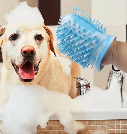 the SCRUBBER - Dog Foot Wash Cup, Portable Paw Clean Tools for Dogs, Large/Medium Dog Foot Washer, Scrubber Dog Muddy Dirty Paw Cleaning Cup 1pcs