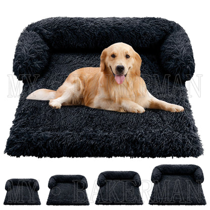 Washable blanket Sofa cover Large dog bed Sofa plush dog pet House sofa cushion plush warm kennel pet cat puppy cushion