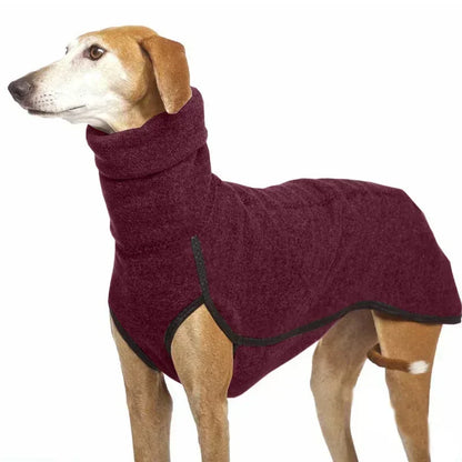 the FROSTGUARD HIGH-NECK COAT - High Collar Pet Clothes for Medium/Large Dogs, Winter Warm Big Dog Coat, Pharaoh Hound, Great Dane Pullovers, Mascotas Supplies