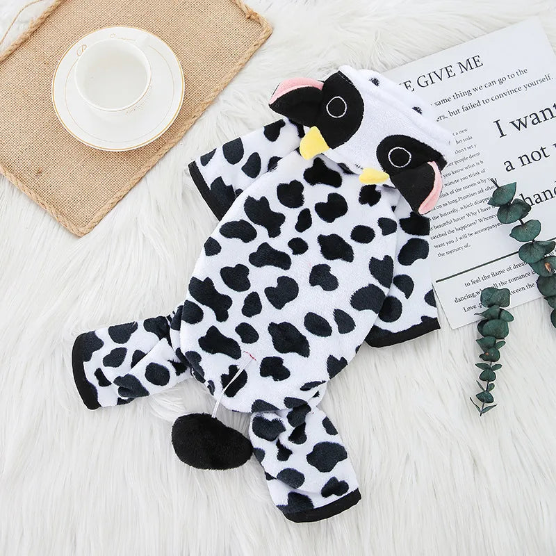 Winter Dog Clothes Warm Fleece Pet Dogs Hoodies Pet Clothes for Small Dogs Chihuahua Puppy Cats Jacket Coat Dog Jumpsuit Costume