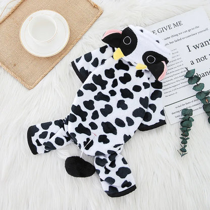 Winter Dog Clothes Warm Fleece Pet Dogs Hoodies Pet Clothes for Small Dogs Chihuahua Puppy Cats Jacket Coat Dog Jumpsuit Costume