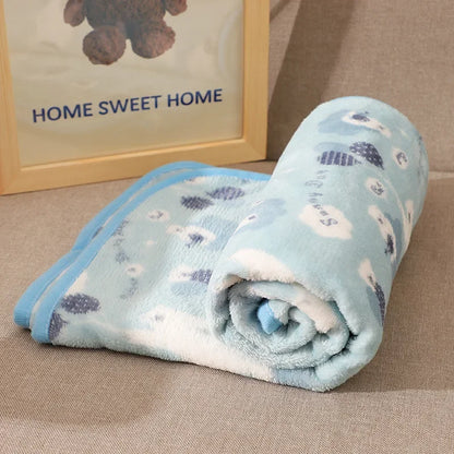 Winter Warm Pet Blanket Soft Fluffy Dog Blanket Comfortable Breathable Cat Sleeping Blanket Good Sleeping Sheet Pad Pet Supplies