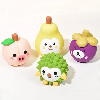 Dog Sounding Toy Fruit Shape Latex Squeaky Pet Dog Toy Bite-resistant Chewing Toys Interactive Toys Pet Supplies