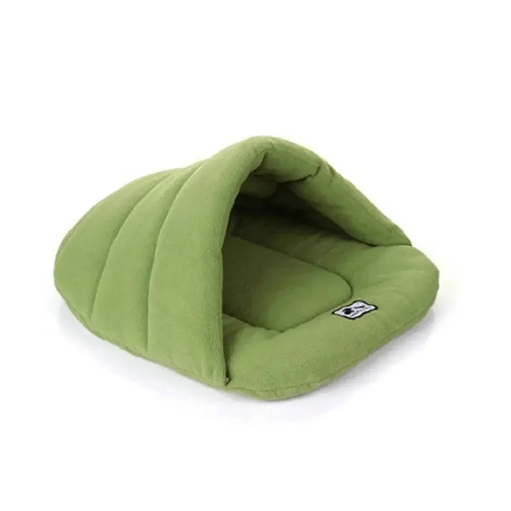 Warm fleece pet sleeping bag pet kennel dog kennel cat kennel rabbit kennel large kennel pet house sleeping mat kennel Pet nest
