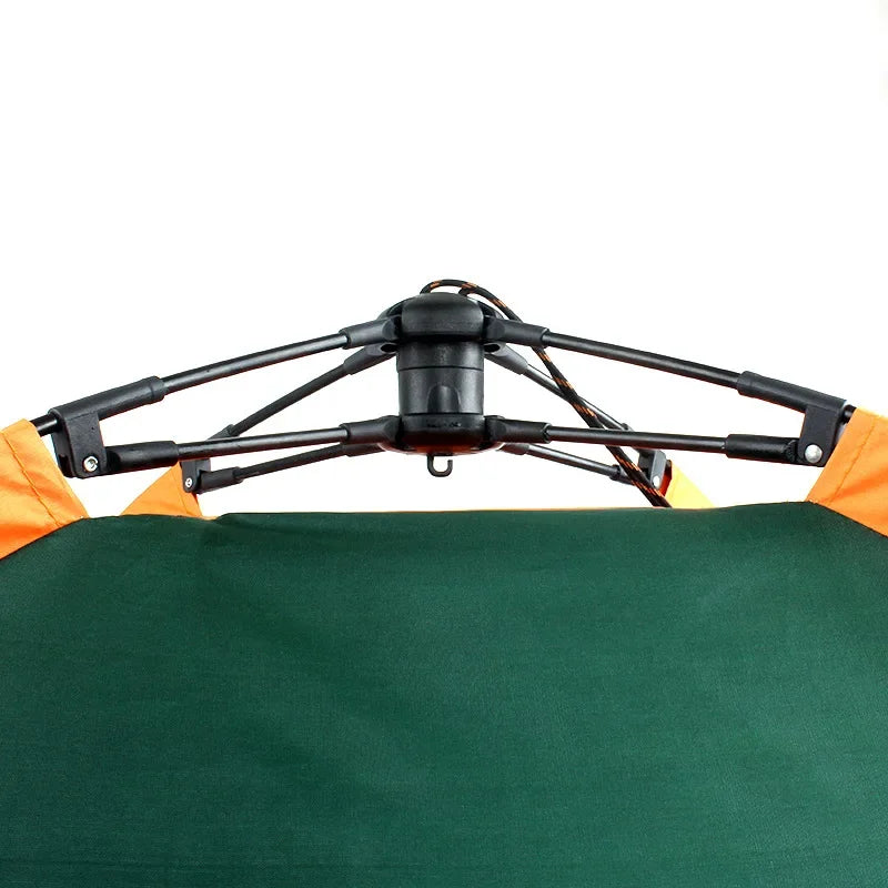 the HAPPY CAMPER - Pet Tent Portable Automatic Folding Teepee, Dog Bed House with Cushion, Easy Assemble Fit Golden Retriever - Husky Outdoor/Indoor